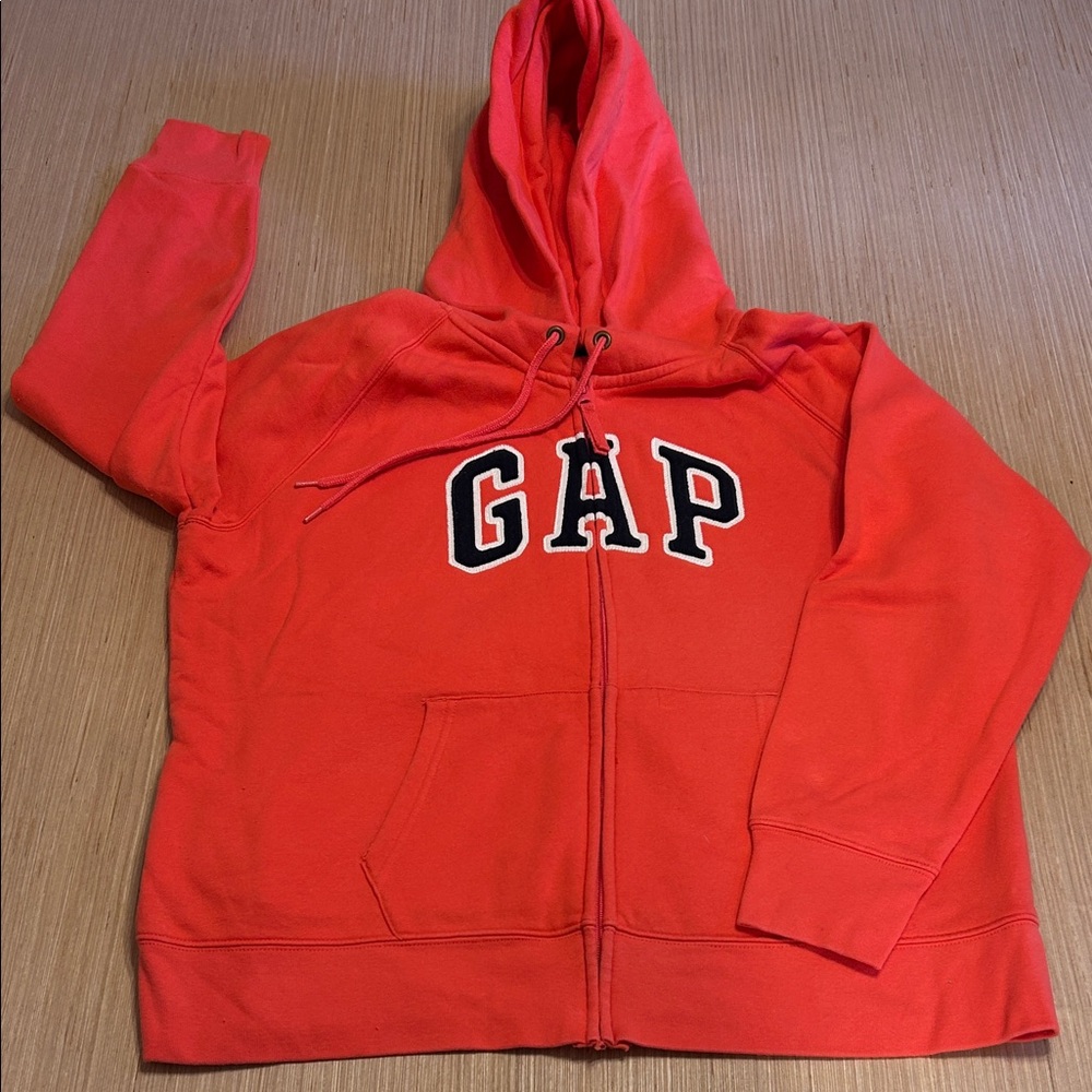 GAP Women’s Coral Zip Up Hoodie Size XXL